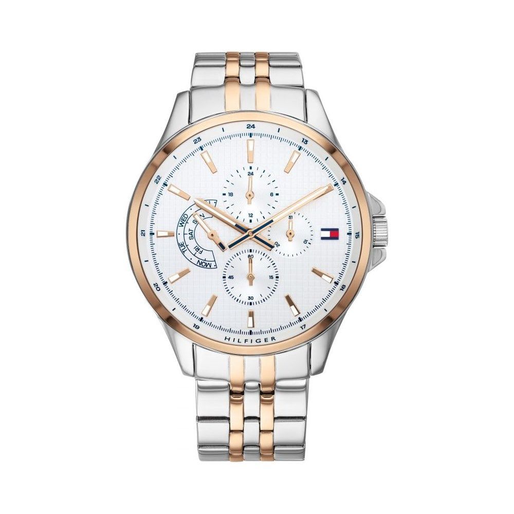 Tommy Hilfiger Men&#39;s Shawn Two Tone Steel Watch