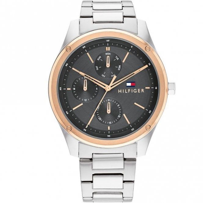 Tommy Hilfiger Tyler Dark Grey Dial Steel Men&#39;s Watch