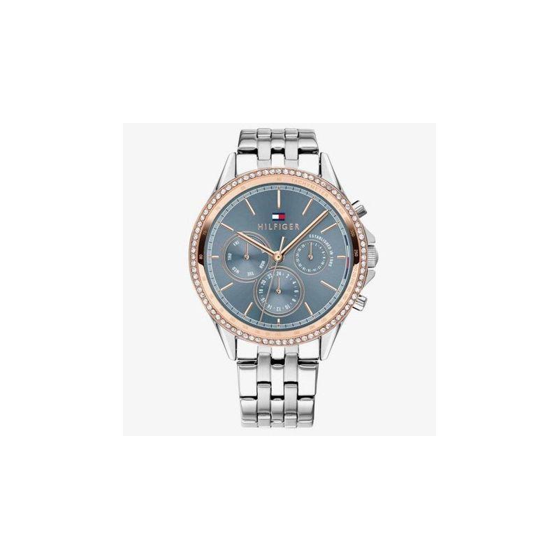 Tommy Hilfiger Ari Two Tone Steel Crystal Set Ladies Watch