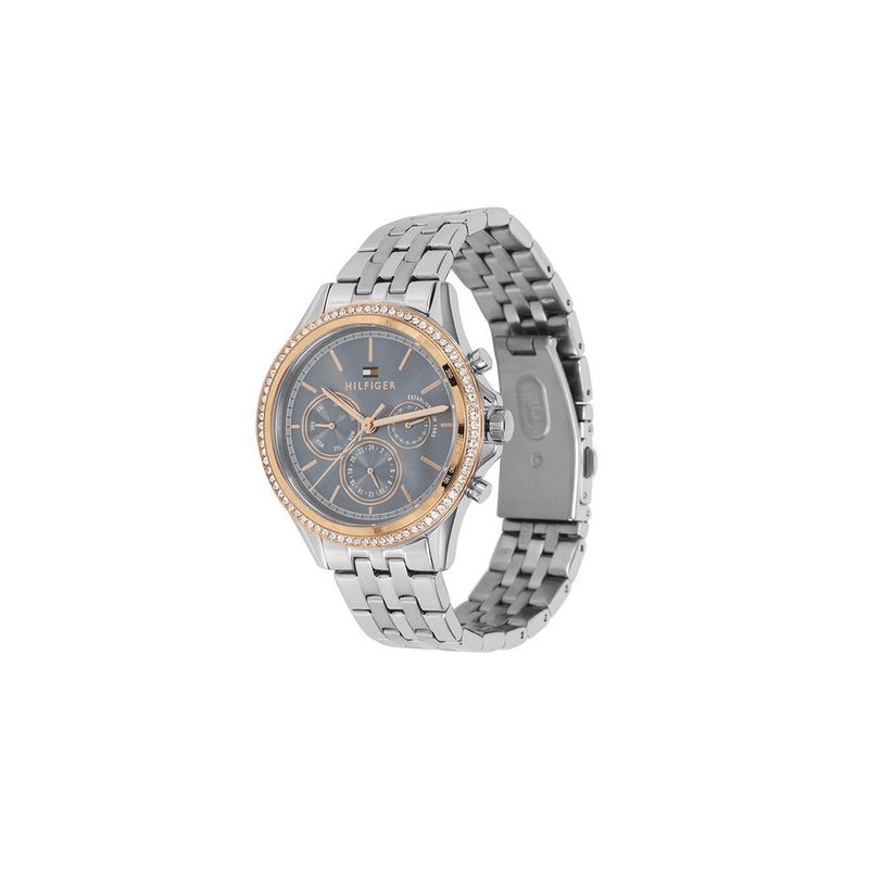 Tommy Hilfiger Ari Two Tone Steel Crystal Set Ladies Watch