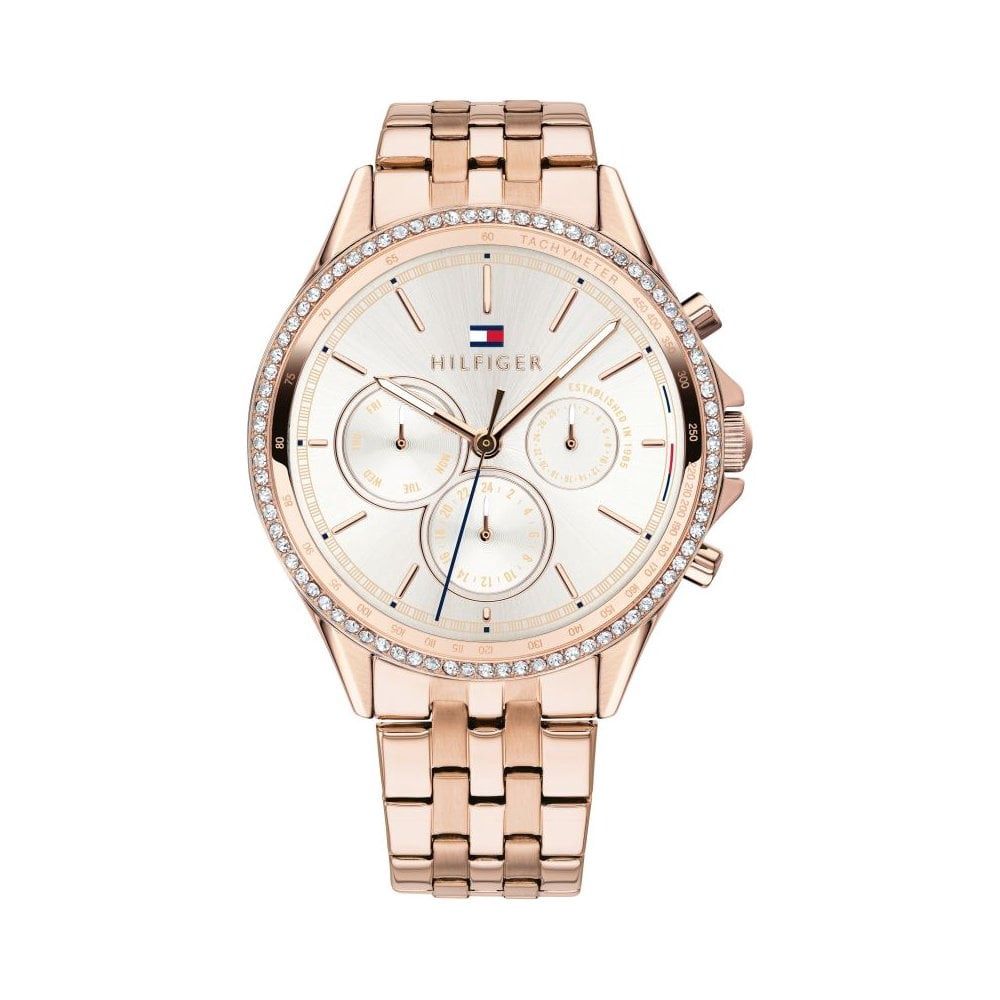 Tommy Hilfiger Ari Carnation Gold Steel Ladies Watch