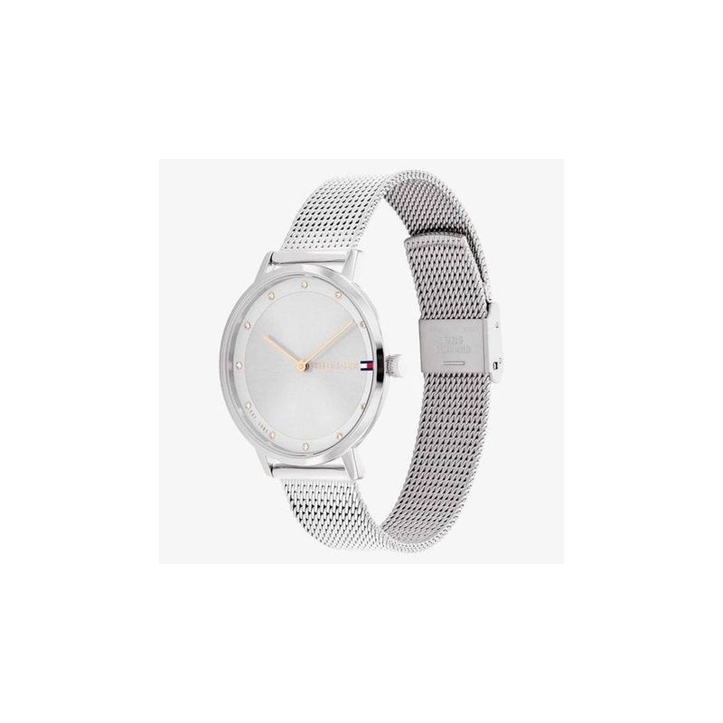 Tommy Hilfiger Pippa Ladies Silver Mesh Watch