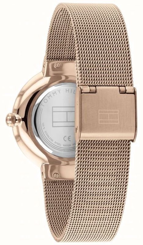 Tommy Hilfiger Liberty Rose Gold Mesh Bracelet Ladies Watch