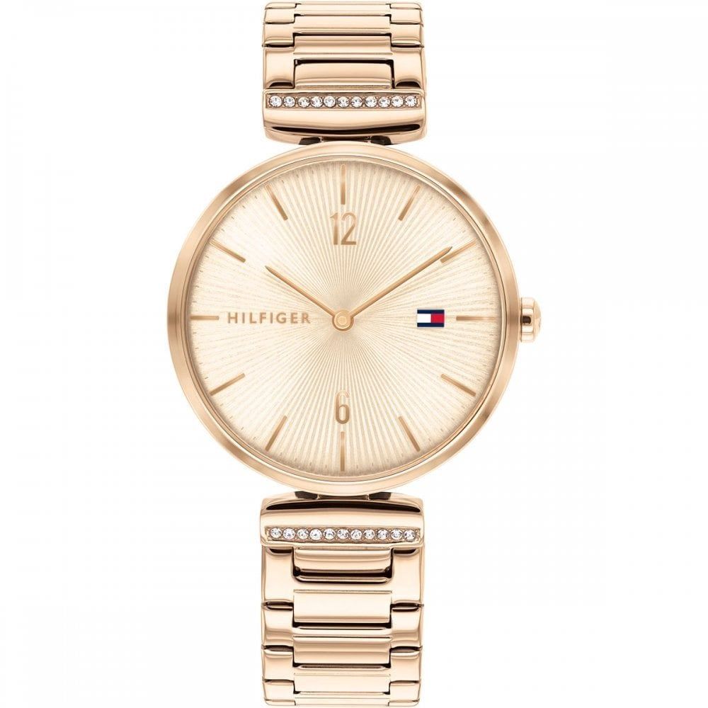 Tommy Hilfiger Aria Ladies Carnation Gold Watch