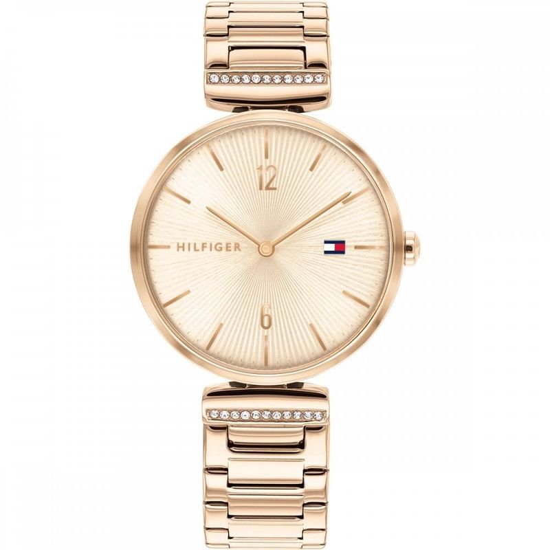 Tommy Hilfiger Aria Ladies Carnation Gold Watch