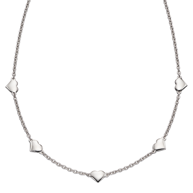 Allegra - Silver &#39;Lots of Love&#39; Heart Necklace
