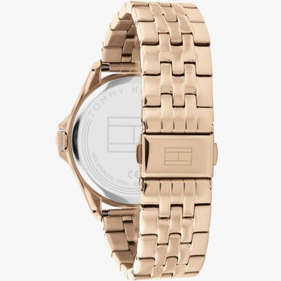 Tommy Hilfiger Ladies Emma Rose Gold Plated Watch