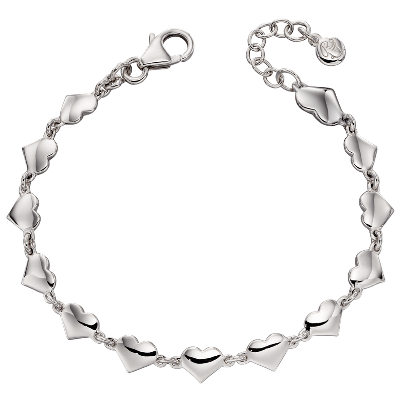 Eos – Silver Multi Heart bracelet