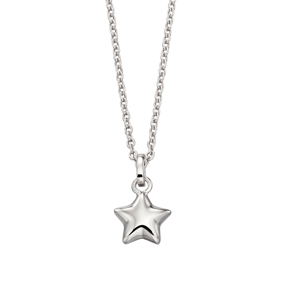 Eva Little Silver Star Necklace