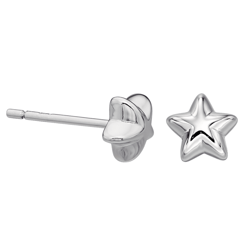 Elle - Silver Medium Stud Earrings