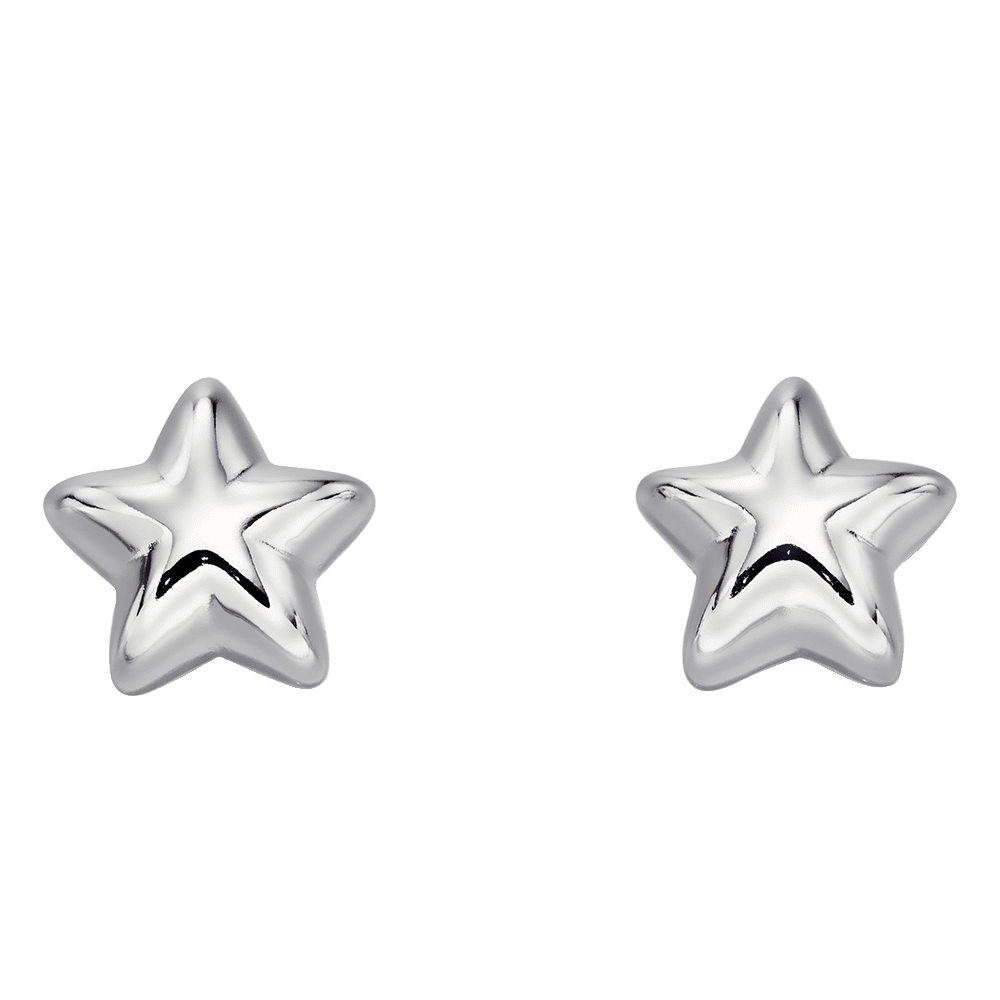 Elle - Silver Medium Stud Earrings