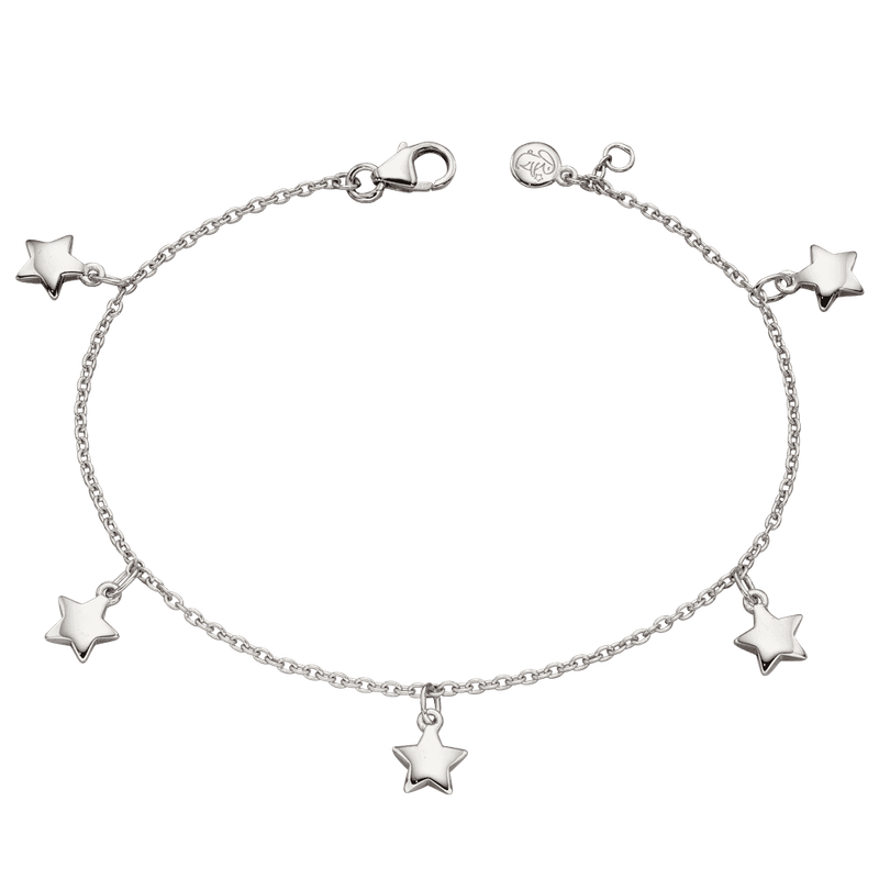 Ira - Silver Star Charm Bracelet Ira - Silver Star Charm Bracelet