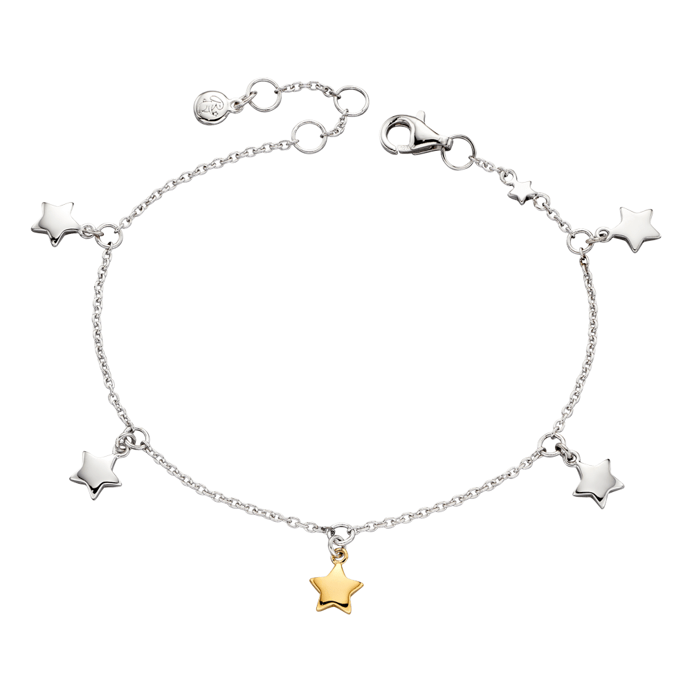 Ivy – Silver Multi Little Star Bracelet