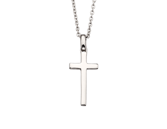Misha - Silver Adults Cross Necklace
