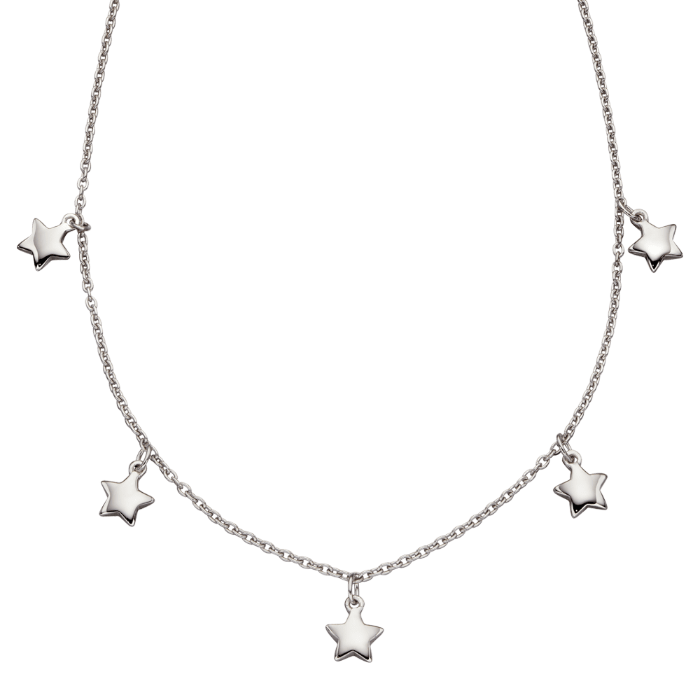 Taara - Silver Star Charm Necklace