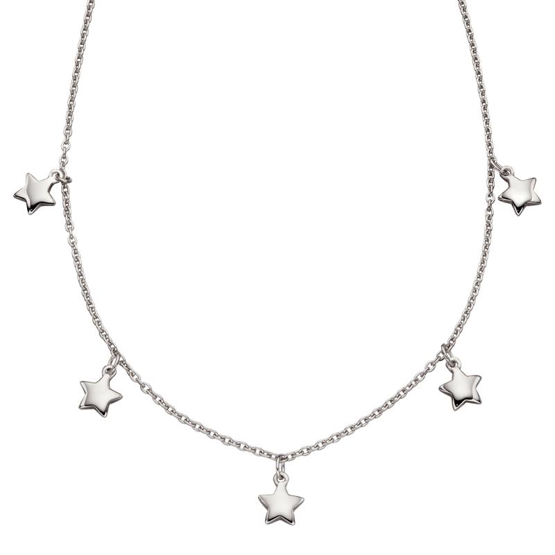 Taara - Silver Star Charm Necklace