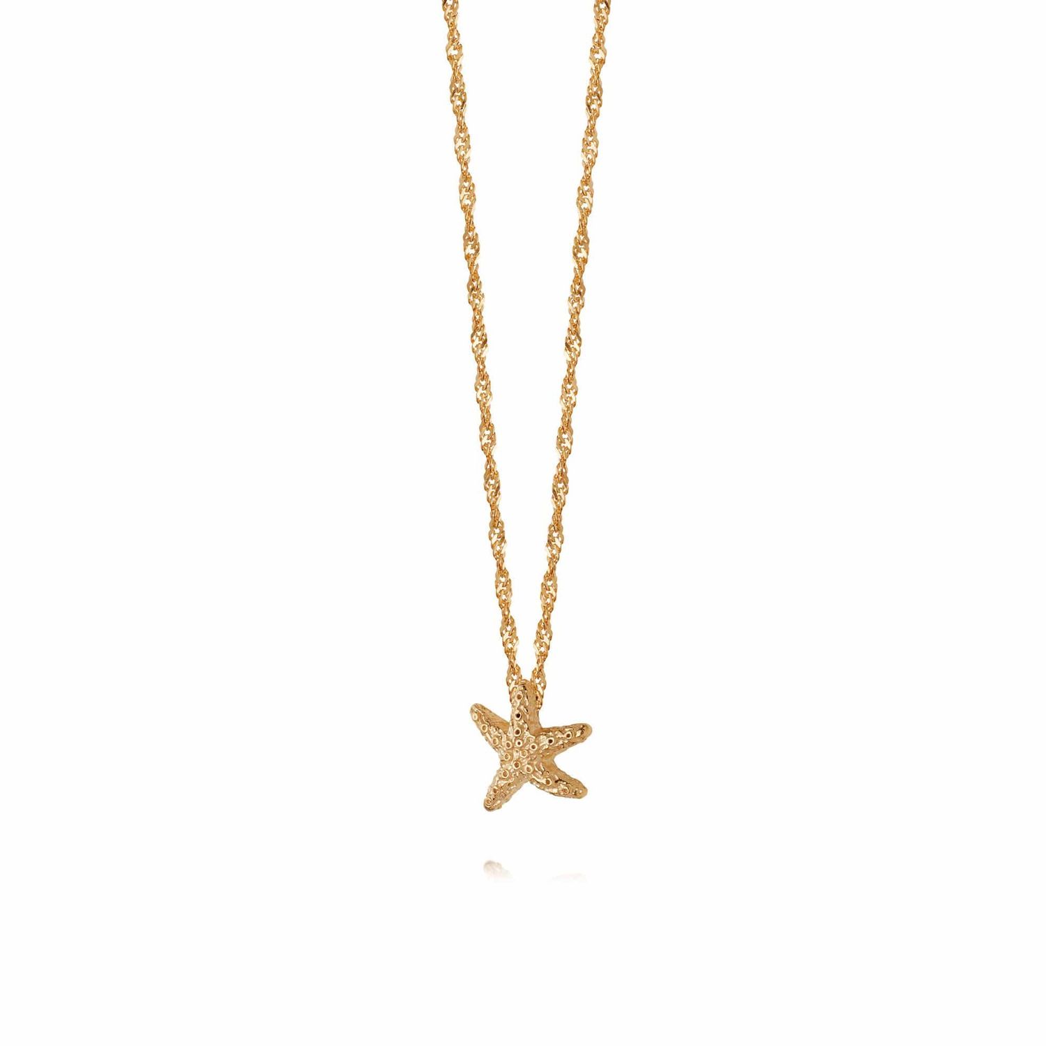 Silver Gold Plated Isla Starfish Necklace