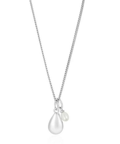 Sterling Silver Mother And Child Necklace