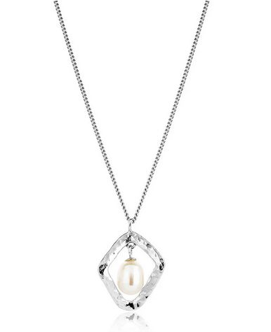 Sterling Silver Thalassa Pearl Charm Pendant