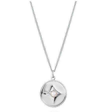 Sterling Silver Northern Star Compass Necklace