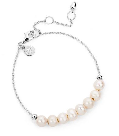 Sterling Silver Angelica Pearl Bracelet