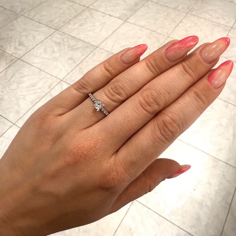 Pre-Owned 18ct White Gold Diamond Ring 0.76ct