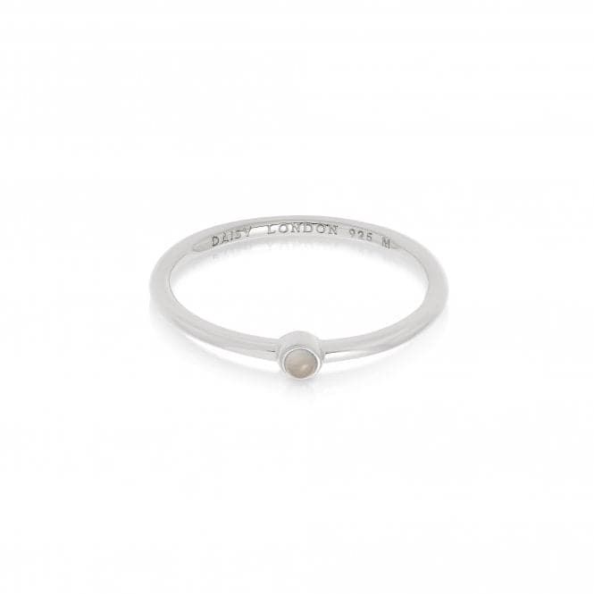 Sterling Silver Rose Quartz Healing Stone Ring
