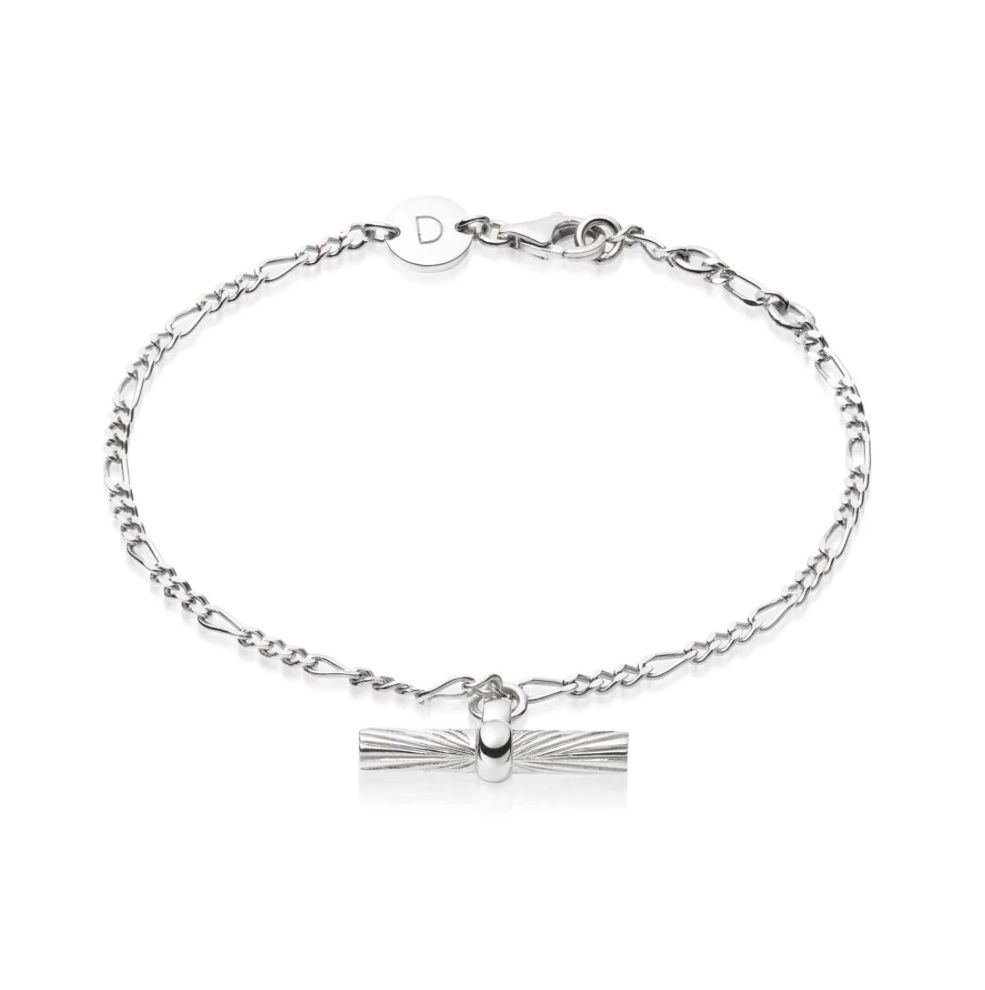Sterling Silver Estée Lalonde T Bar Drop Bracelet