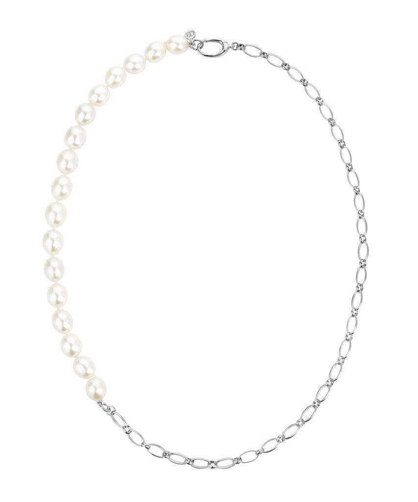 Sterling Silver Luxury Pearl City Necklace