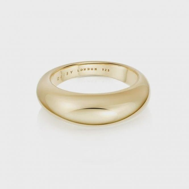 Silver Gold Plated Estée Lalonde Dome Ring