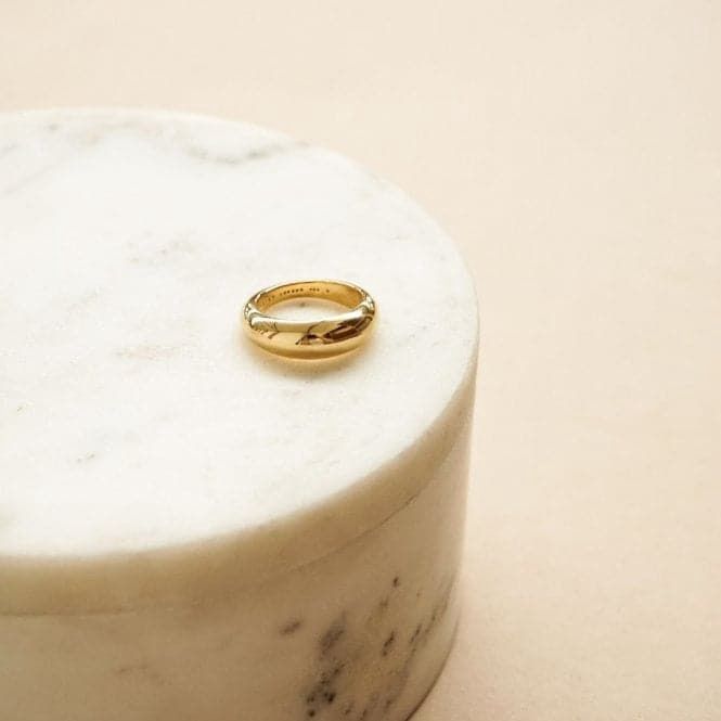 Silver Gold Plated Estée Lalonde Dome Ring
