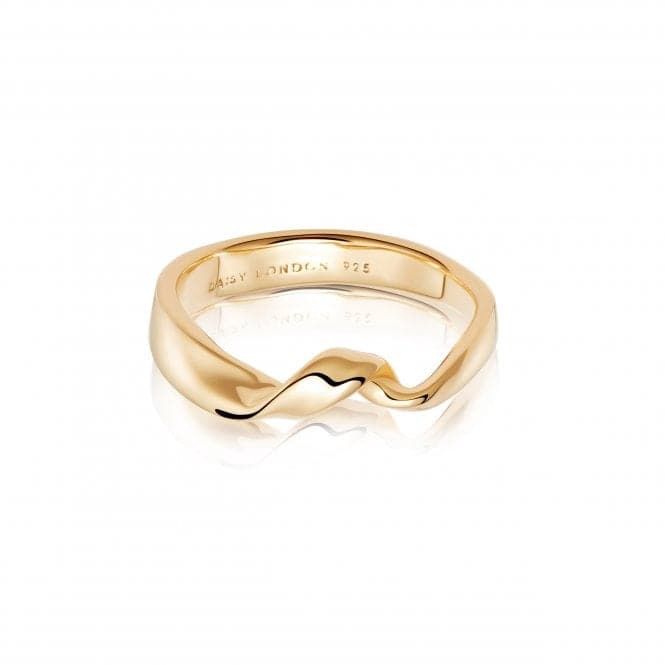 Silver Gold Plated Estée Lalonde Flow Ring