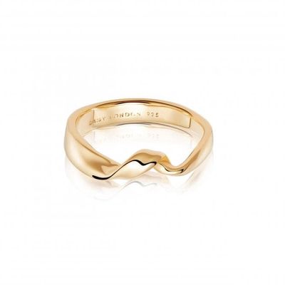 Silver Gold Plated Estée Lalonde Flow Ring Silver Gold Plated Estée Lalonde Flow Ring