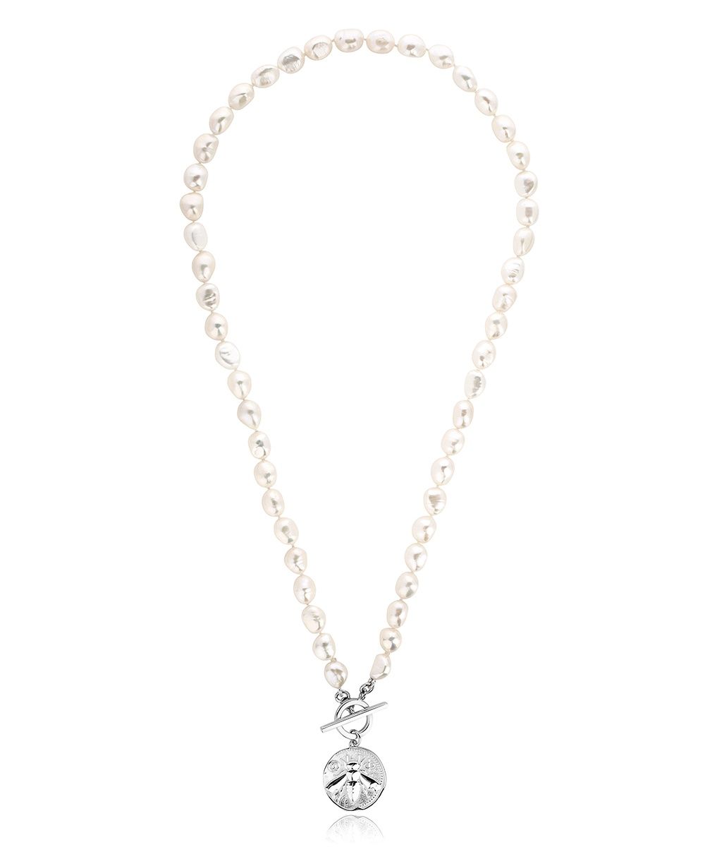 Beecharmed Pearl Necklace