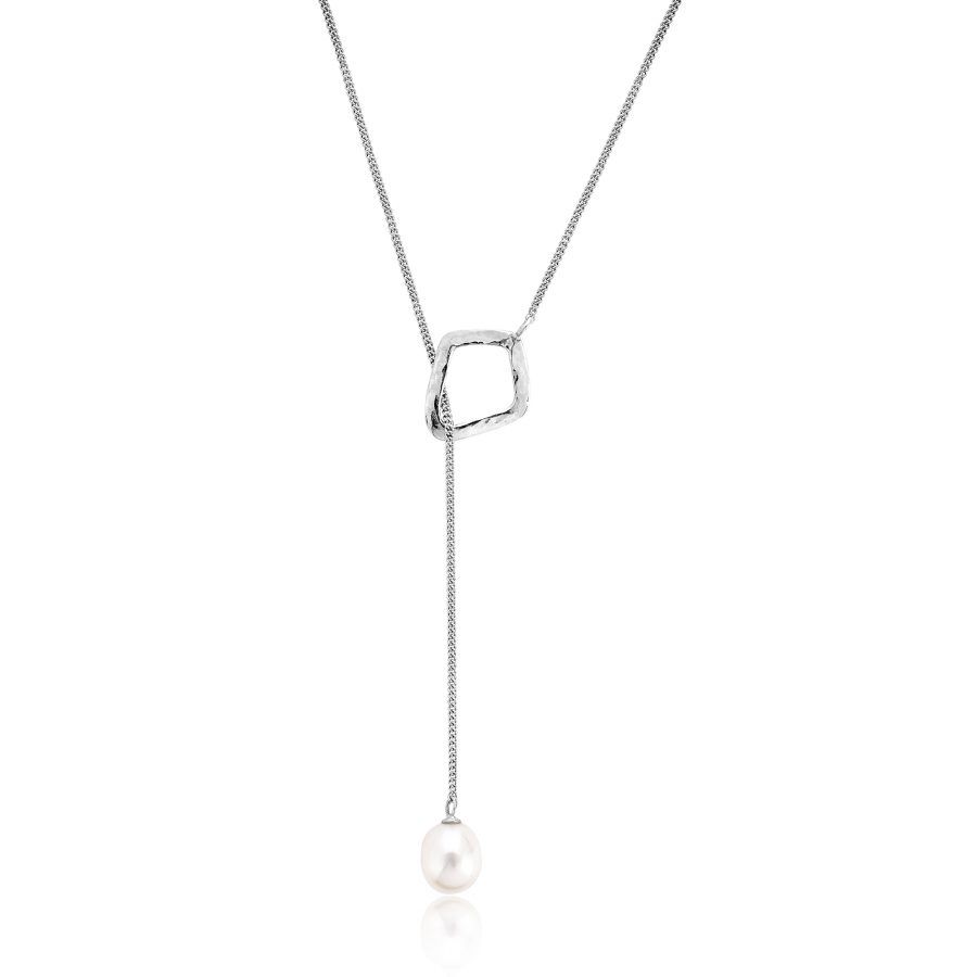 Sterling Silver Thalassa Lariat Necklace