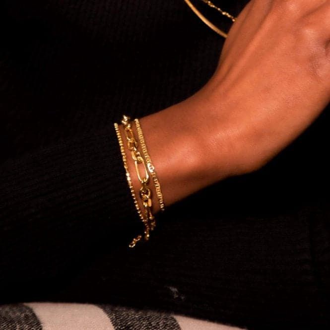 Silver Gold Plated Magnus Chunky Chain Bracelet