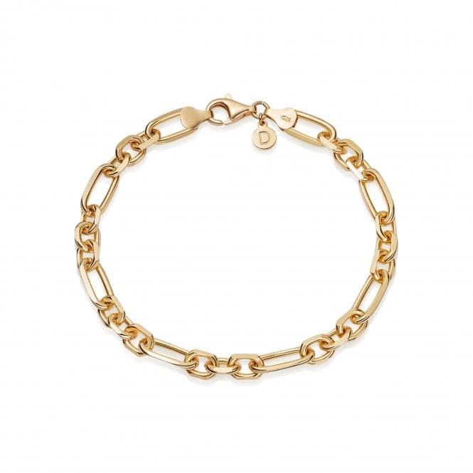 Silver Gold Plated Magnus Chunky Chain Bracelet