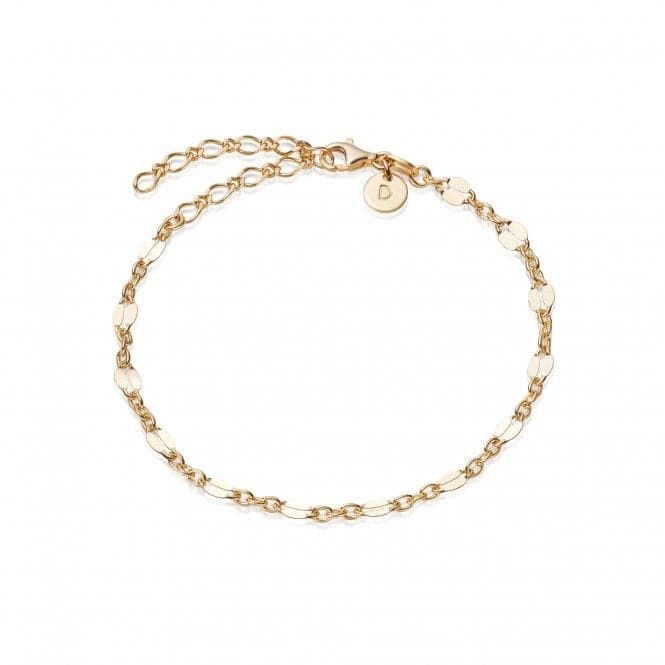 Silver Gold Plated Peachy Chain Bracelet