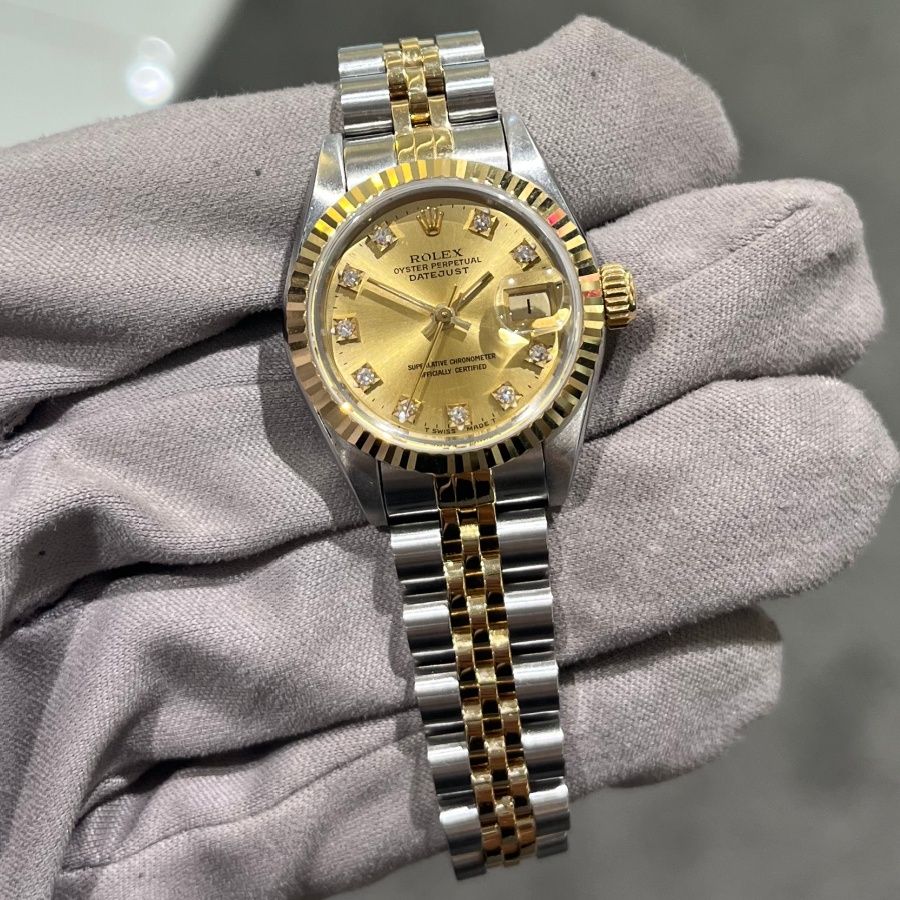 Pre-Owned Rolex Oyster Perpetual Steel &amp; Gold Datejust 69173