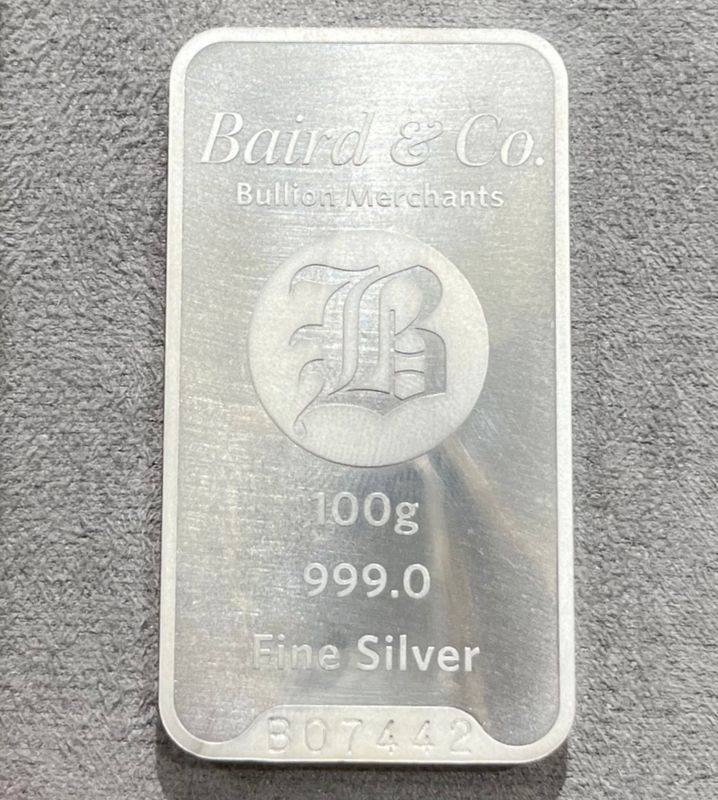 Pre-Owned 100g Silver Bar / Round