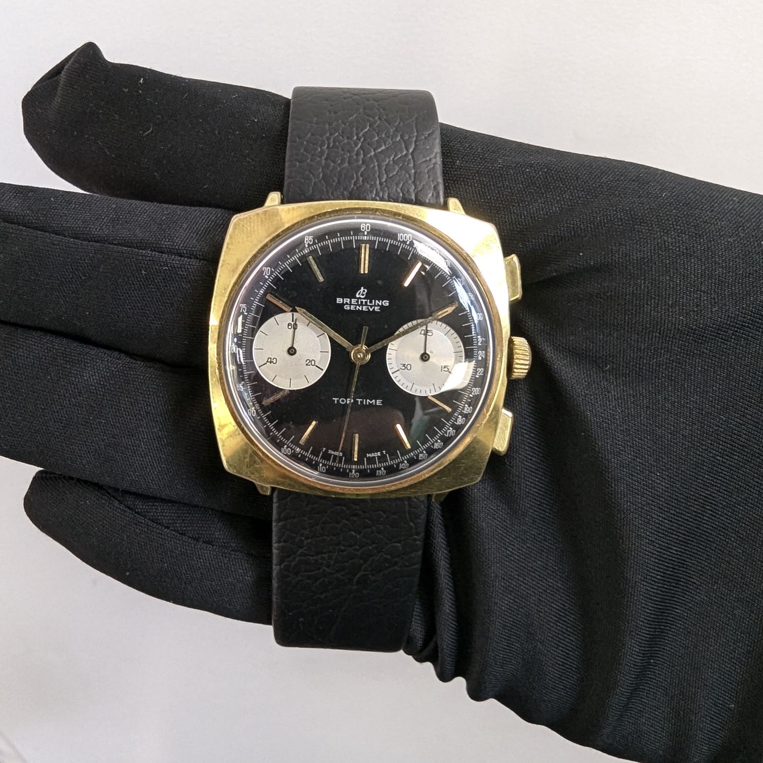 Pre-Owned Breitling Geneve Top Time Vintage Manual Wind Gents Watch ref.2008