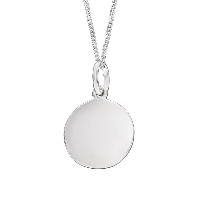Engravable Disc Pendant 12mm Engravable Disc Pendant 12mm