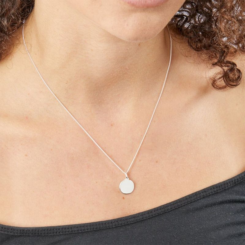 Engravable Disc Pendant 12mm
