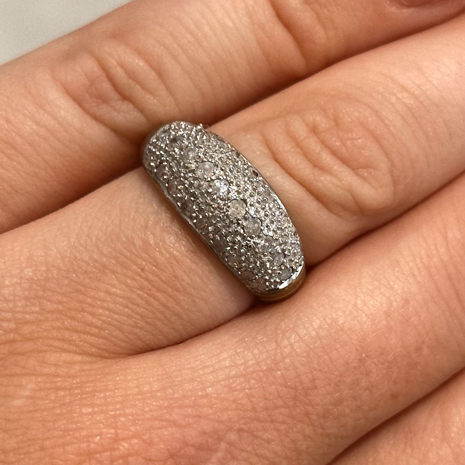 Pre-Owned 9ct Yellow Gold Diamond Bombay Ring  0.50ct