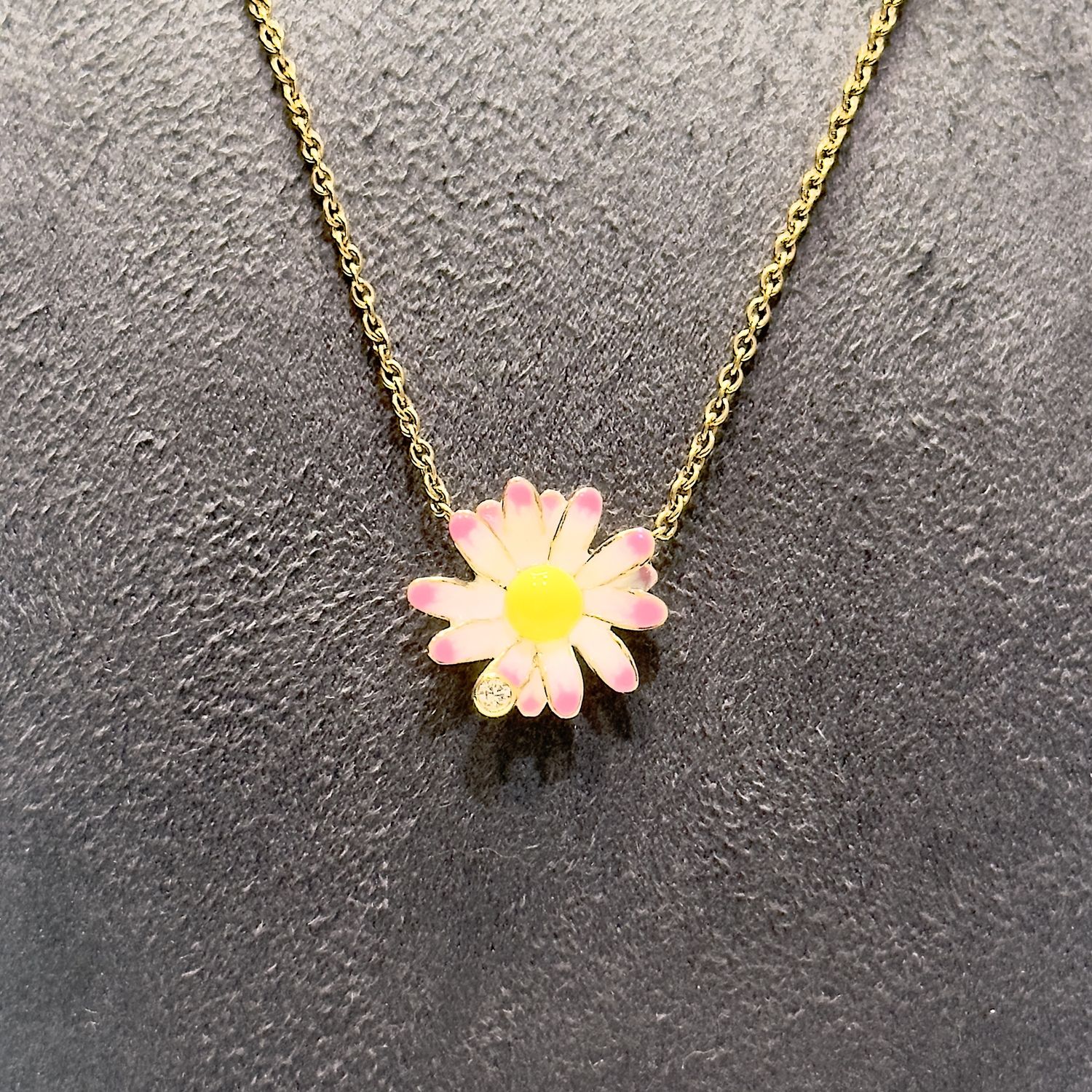 Pre-Owned Dior Marguerite Diamond Necklace