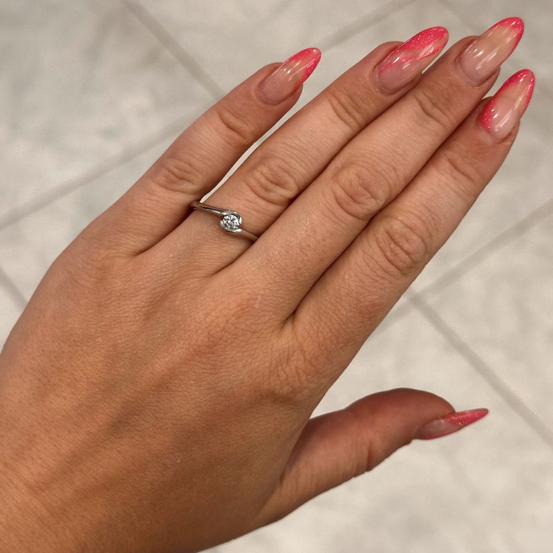 Pre-Owned Platinum Diamond Solitaire 0.20ct H Si1
