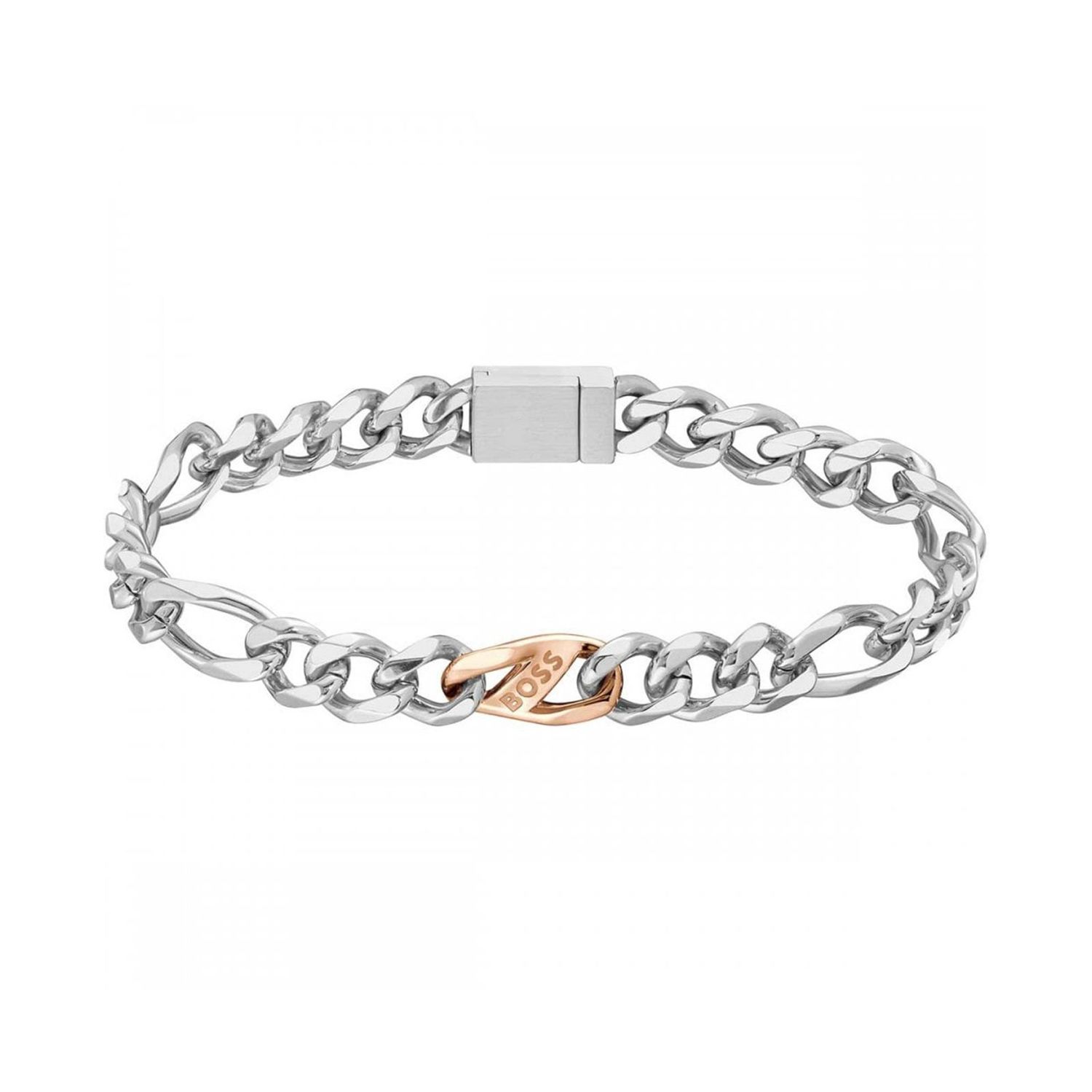 Rian Figaro Two-Tone Men&#39;s Bracelet