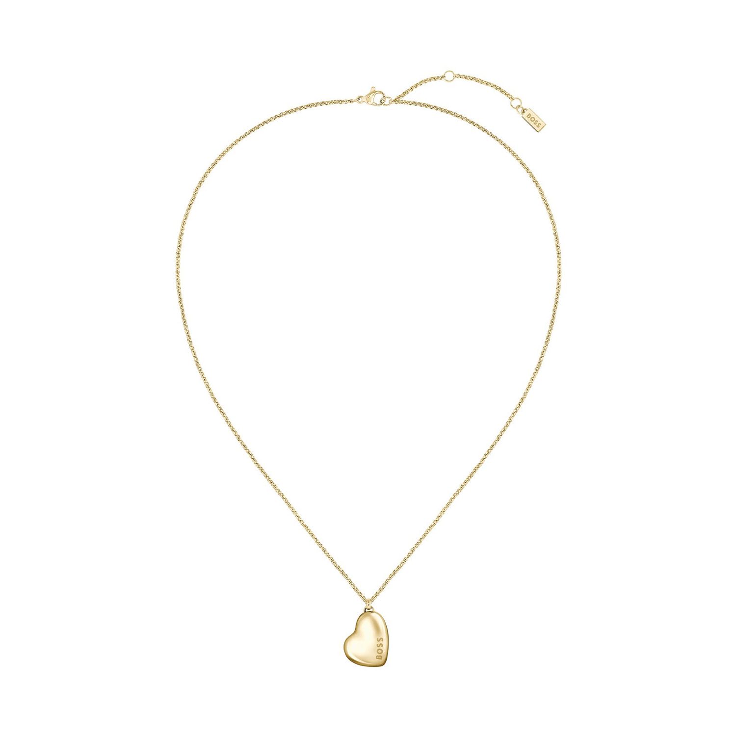 Honey Heart Pendant Gold-Plated Necklace