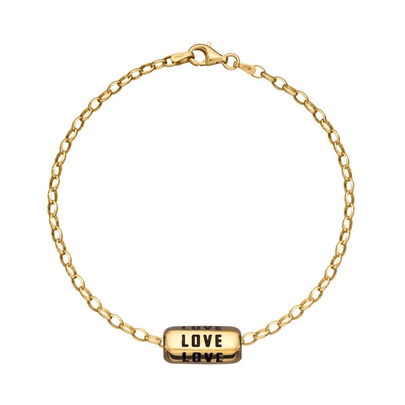 Love Is All Around Charm Bracelet (Black)