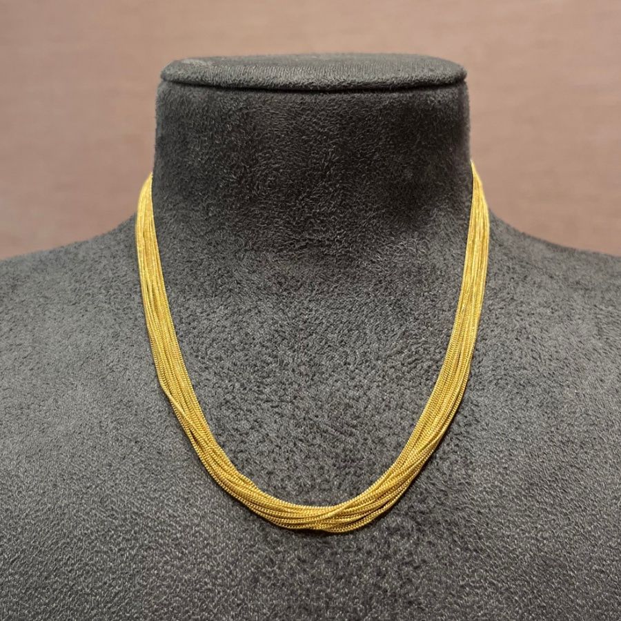 Pre-Owned 18ct Yellow Gold Multi-Strand Necklace